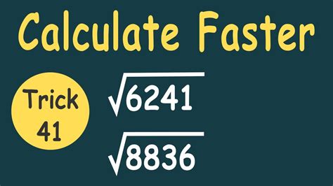 square root 4 digit number|Square Root Tricks .